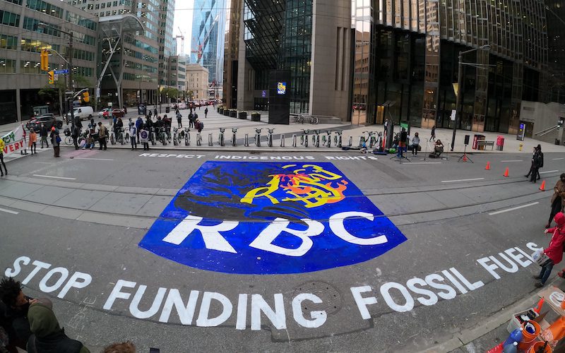 RBC Stop Funding Fossil Fuels Rally