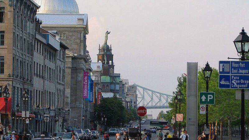 Visual of Old Montreal landscape