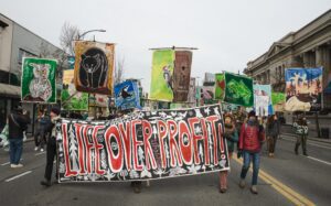 Artwork at the march