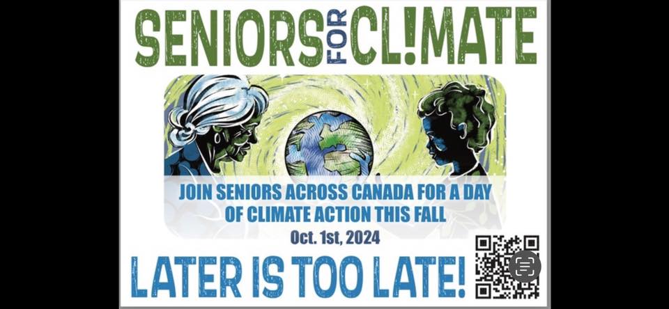 Seniors for Climate poster